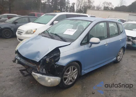 2008 Honda Fit Sport from USA, damaged, VIN JHMGD38668S032852